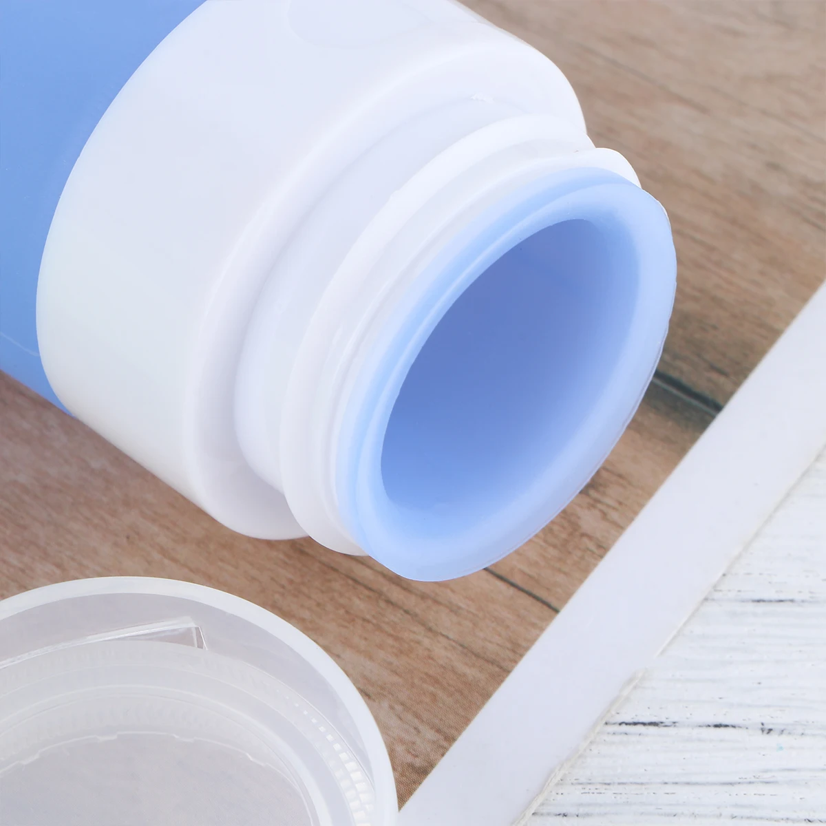 

3 Pcs Silica Gel Bottle Travel Refillable Empty Bottles Toiletries Airless Dispenser Container Lotion