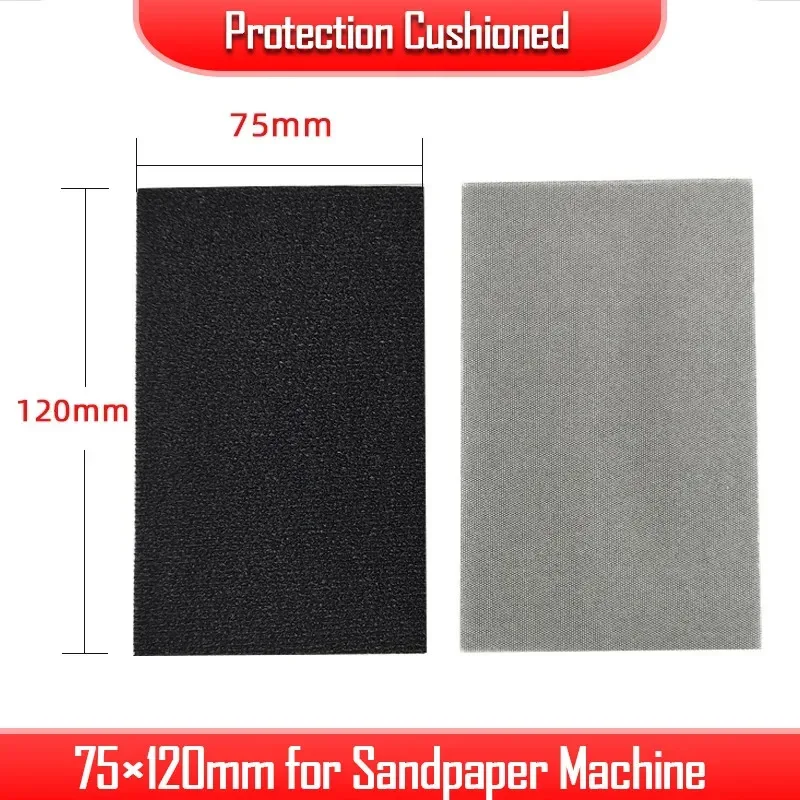 

Protective Pads Cushioned Cushioned Rectangular Sanding Machine Pneumatic Dry Grinder Tray Protection 75x120mm