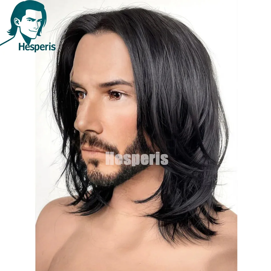 

Hesperis Short Bob Cut Wig Human Hair Brazilian Remy Long Hair 13x6 Lace Front Wig Transparent Lace Front Men Wig Pre Plucked