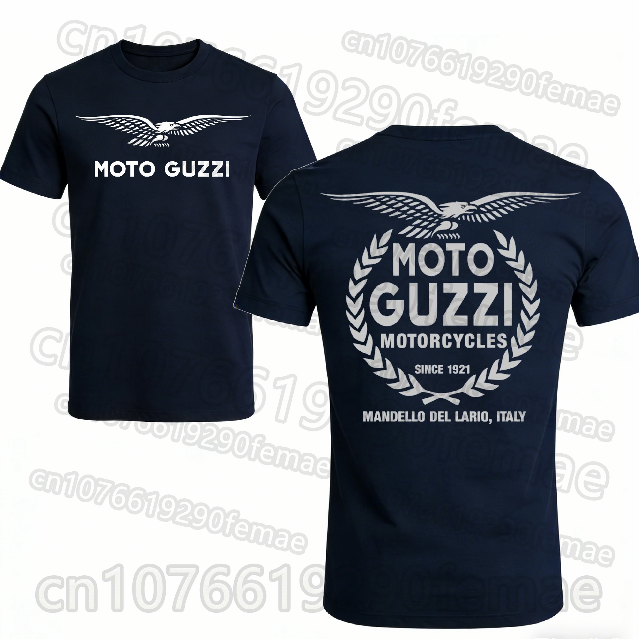

Motorcycle Theme Men's Short Sleeve T-Shirt MOTO GUZZI Brand Print Cotton Shirt 2026 New Casual Sportswear for Spring&Summer