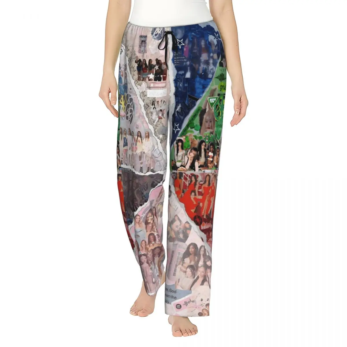 Custom K-Katseyes Pajama Pants Women Girls Group Sleepwear Lounge Sleep Bottoms Stretch with Pockets #3