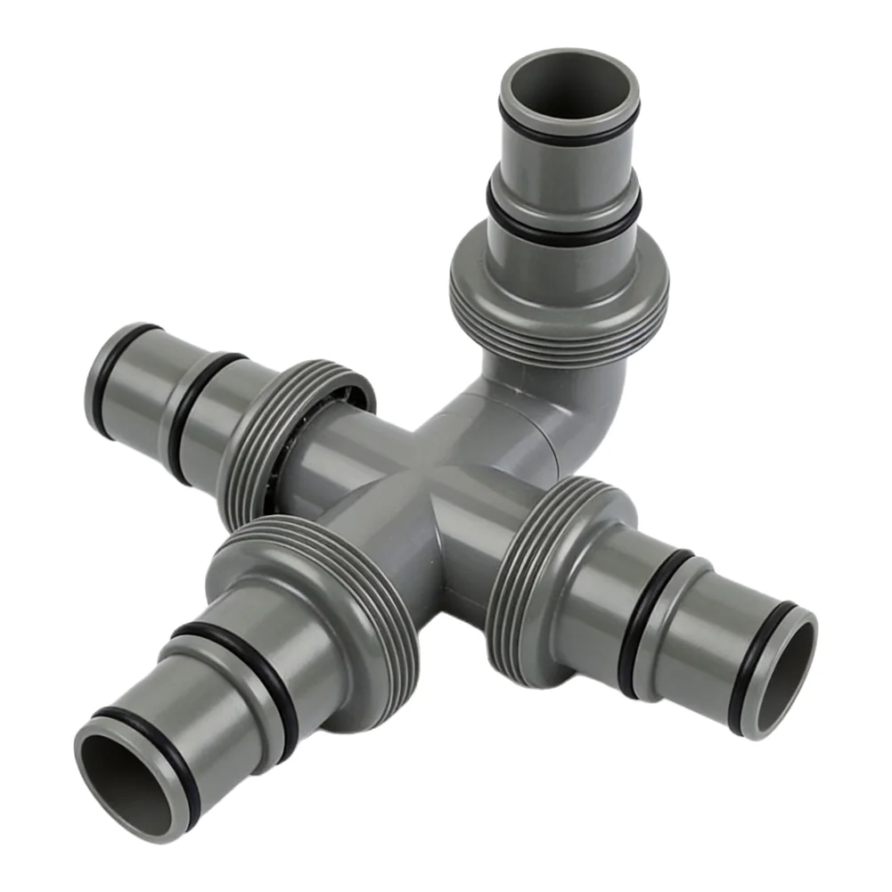 System Hose Connector for Pool Hose Adapter with 38 mm and 32 mm Connectors Assuring Tight Fit for Effective Water Flow