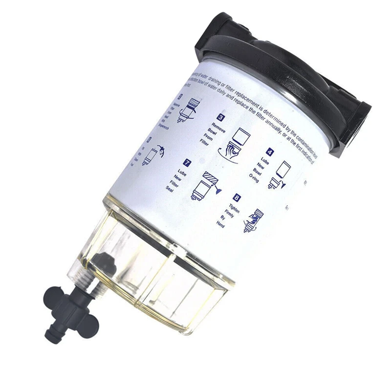 New Boat 3/8 Inch NPT Fuel Water Separating Filter System S3213 For Mercury -Marine Outboard Motor Replacement Spare Parts