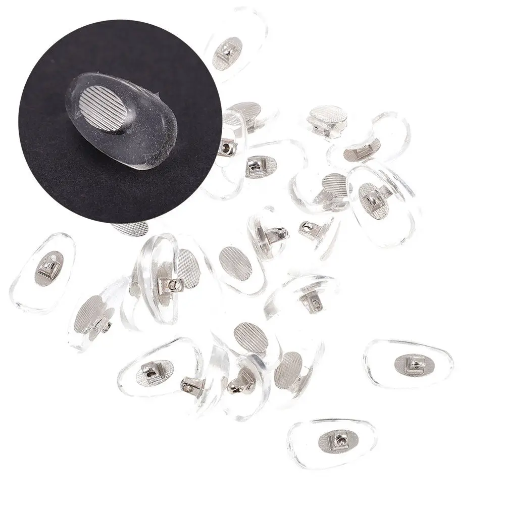

15Pairs Silicone Nose Pads for Glasses High Durability Anti-Slip Comfortable Fit Nose Support Cushion Replacement Eyeglass
