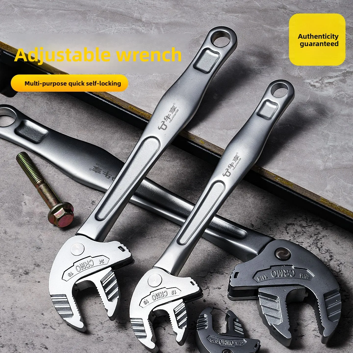 

Hot Selling Multifunction Crab Claw Wrench Quick Adaptive Ratchet Style Industrial Grade Large Opening Wrench Wholesale