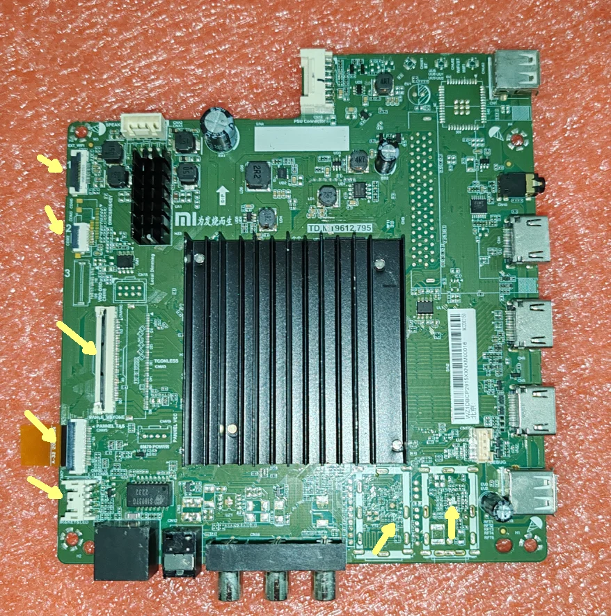 TD.MT9612.795 Scheda madre TV WiFi di rete 1tuner Controlla l'interfaccia laterale chiaramente