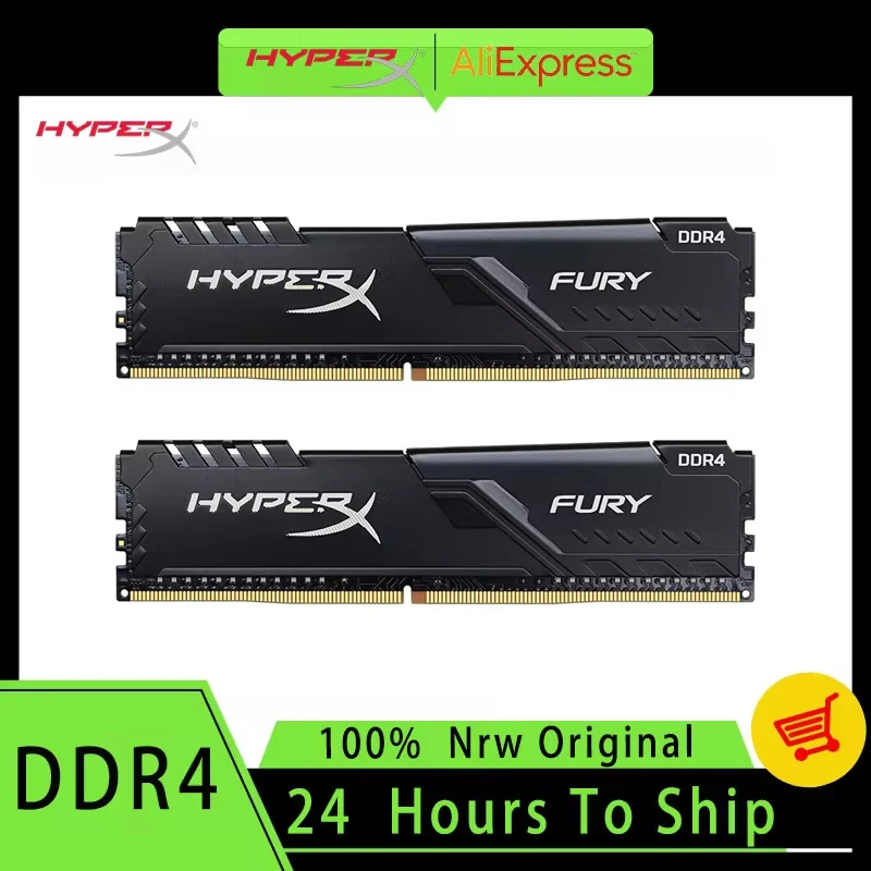 HyperX Fury  DDR4  8GB 16GB  2133MHZ 2400MHZ 2666MHz 3200MHz  DDR4 RAM