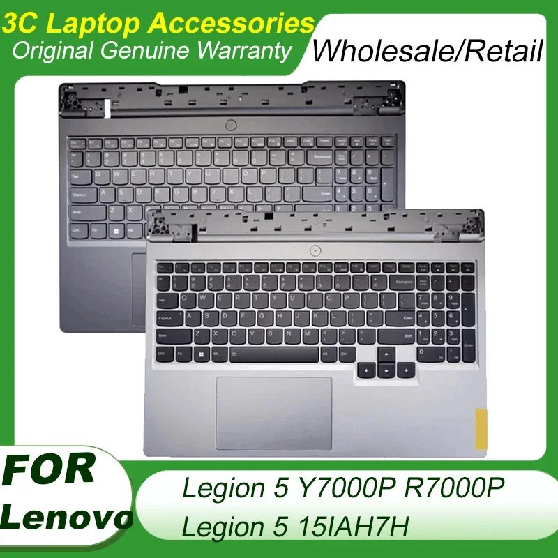 

NEW Original Keyboard for Lenovo Legion 5 Y7000P R7000P Legion 5 15IAH7H 2022 Laptop Palmrest Top Backlit Keyboard Replacement