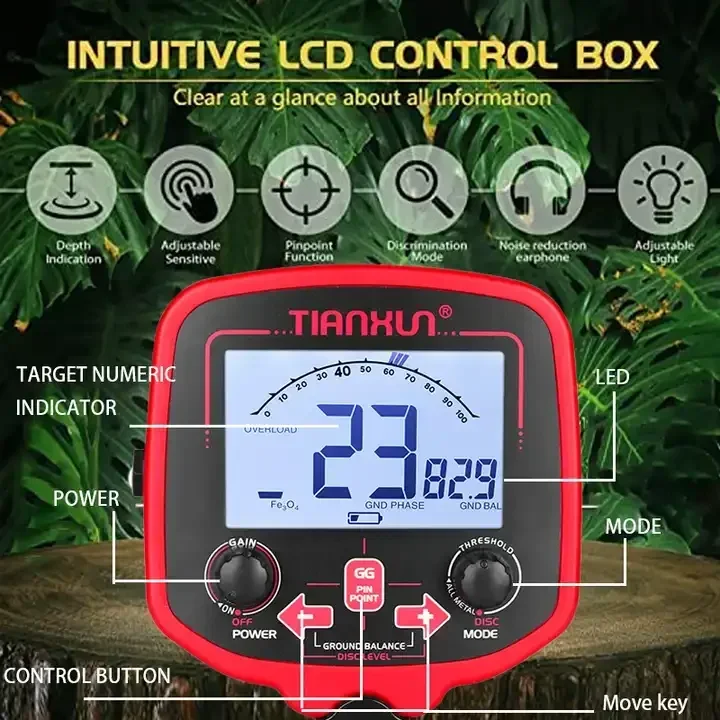 Long Range Gold Detector 3 Meters Depth Tianxun TX 850L Detector De Metales Profesional Treasure