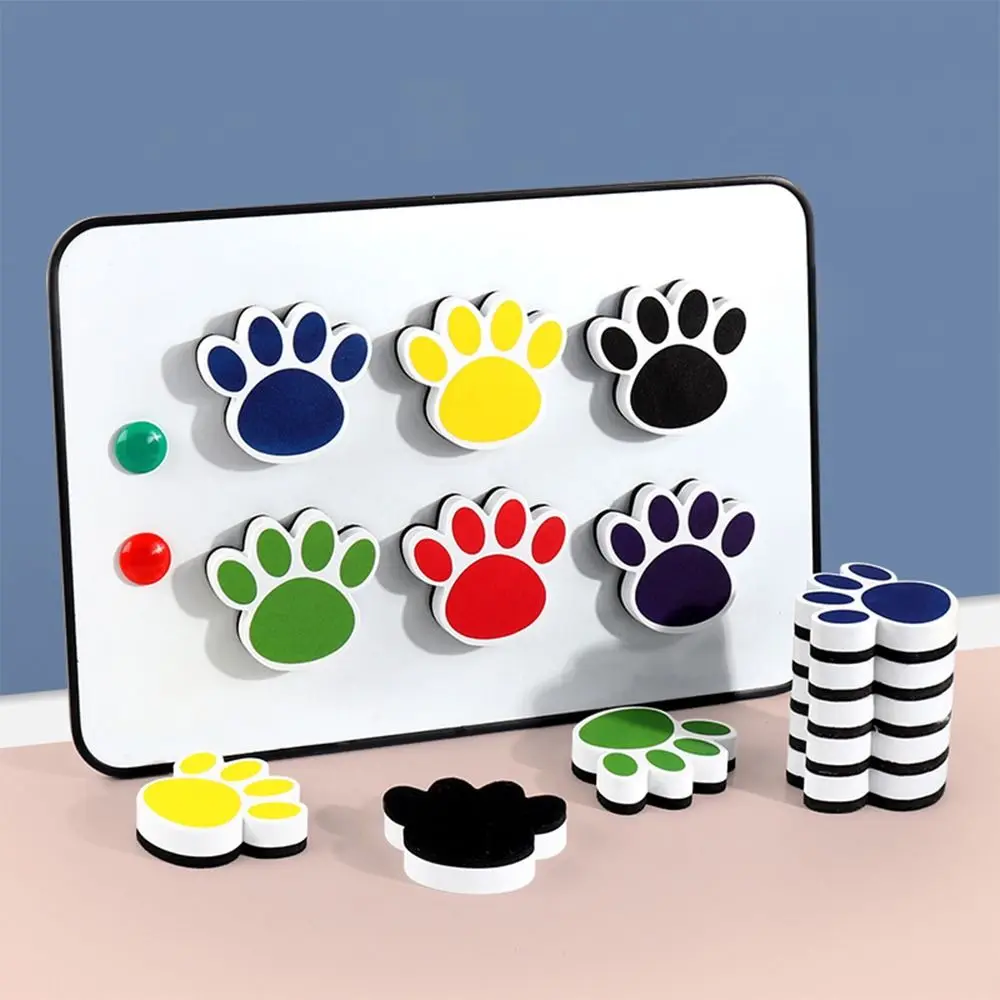 Paw Shape Leader Lecturer Teacher Office Accessories White Board Cleaner School Office Supplies Magnetic Whiteboard Erasers