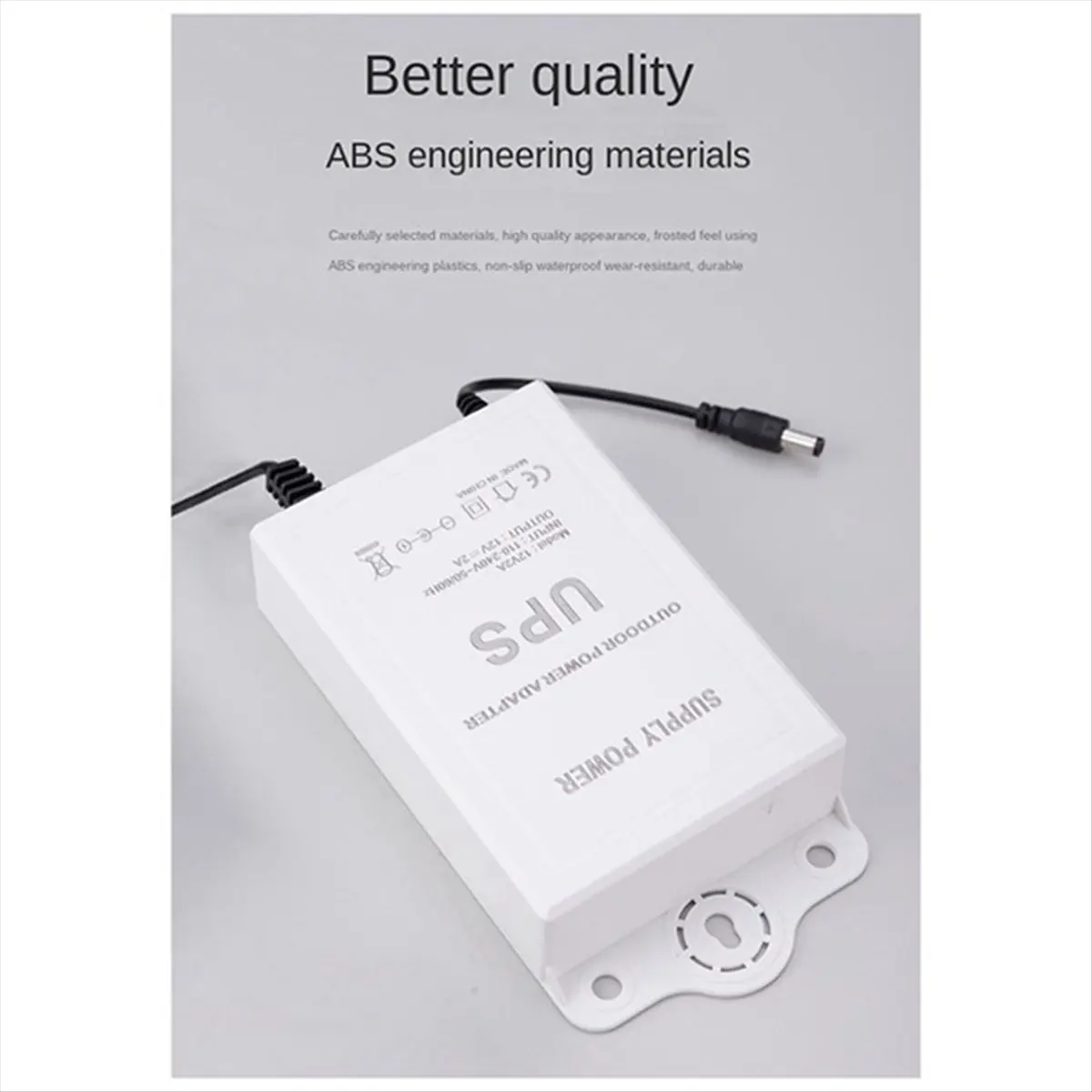 Super Sale 12V-2A Uninterruptible Power Supply for WiFi, Modem, Router, Security Camera Mini UPS Battery Backup Protector US PLU