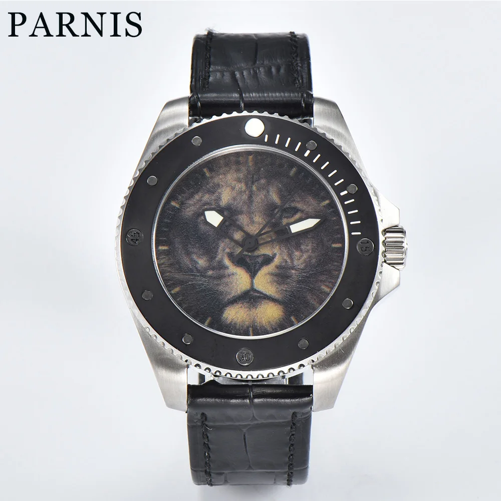 

Parnis 43mm Miyota Automatic Men's Watch Sapphire Custom Dial Ceramic Bezel