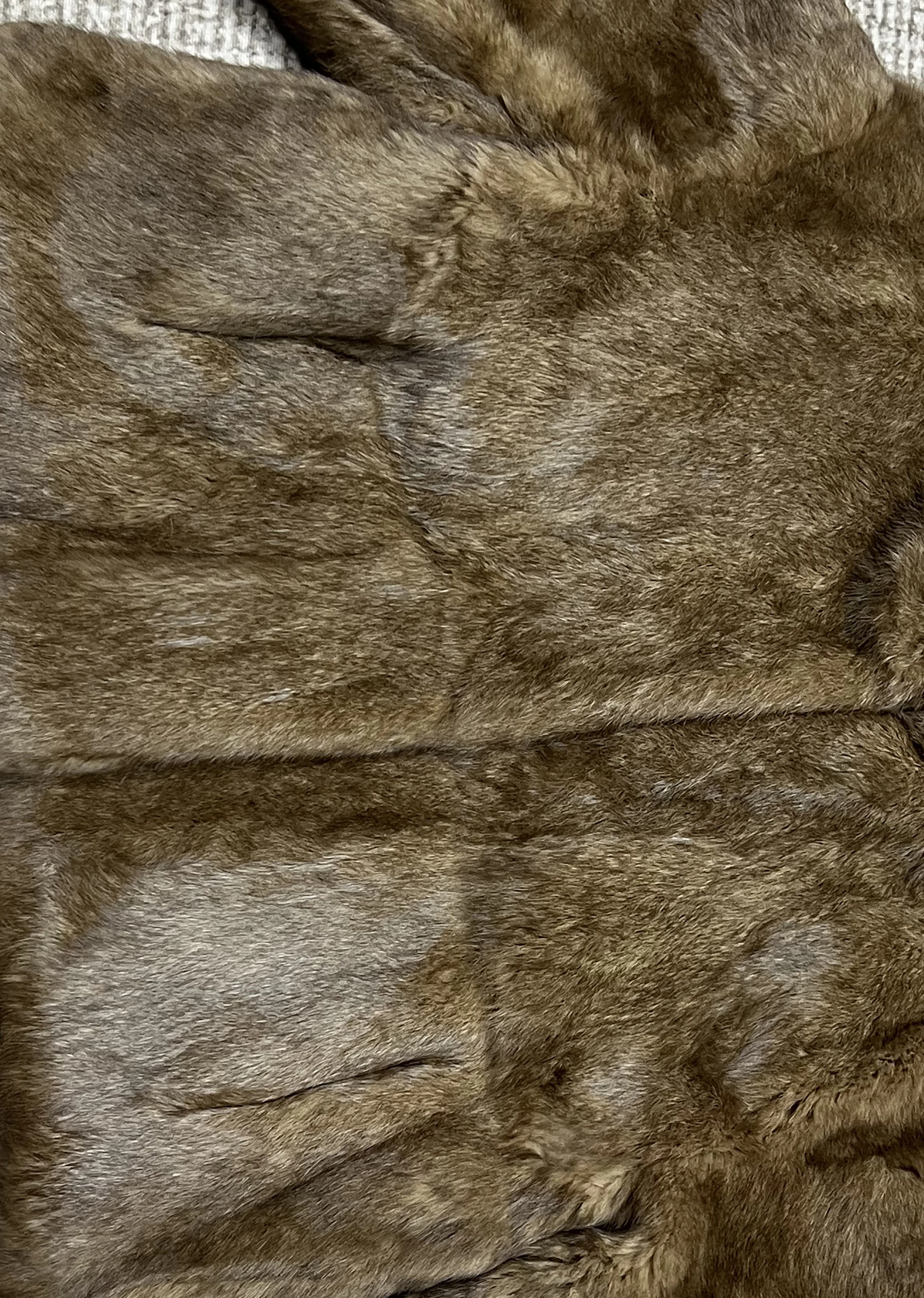 Women's Genuine Rabbit Fur Coat Stand Collar Luxury Winter Fur Outerwear
