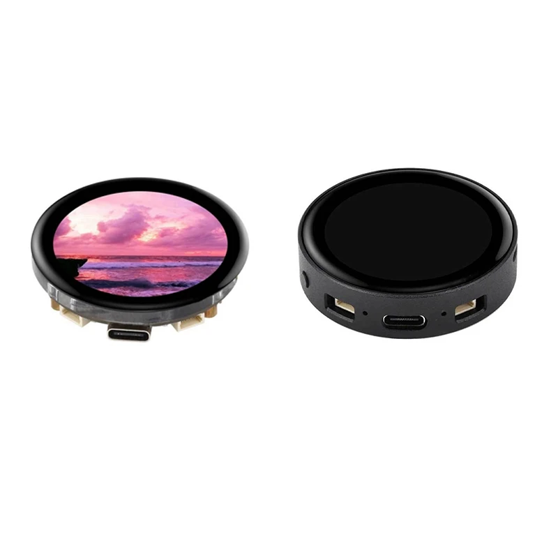 ESP32 S3 Entwicklungsboard 1,43 Zoll AMOLED Display Touchscreen mit SD-Port/QMI8658C 6-Achsen-Sensor für Arduino LVGL B