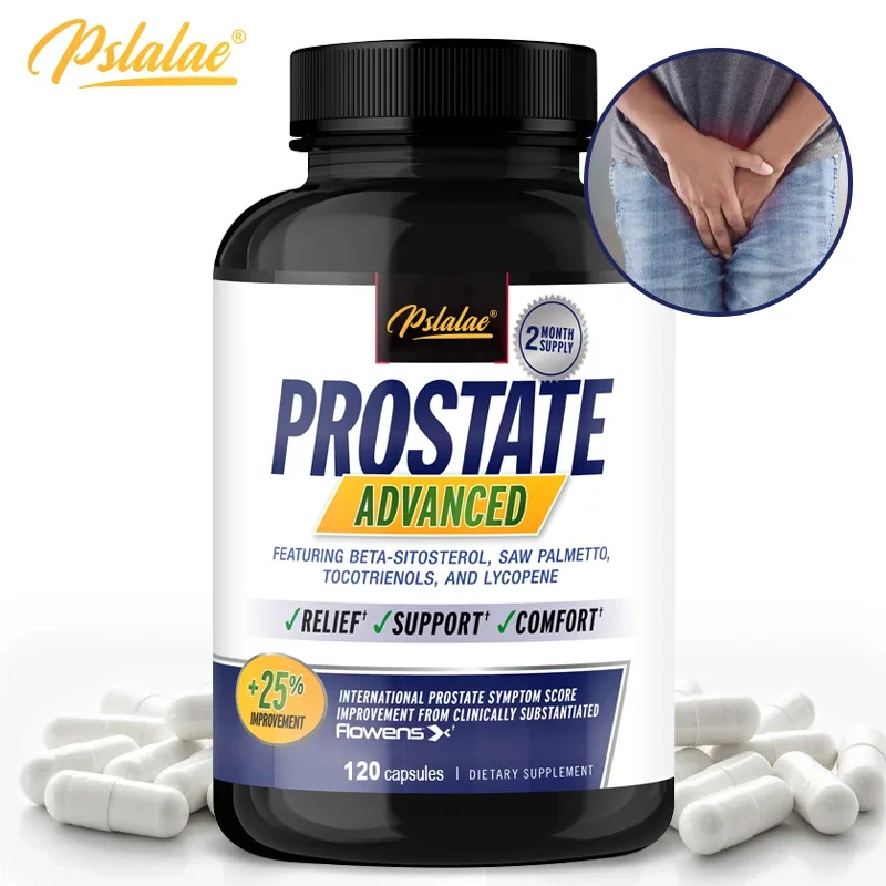 Prostate Progress Health Capsules Contain Saw Palmetto To Reduce Bathroom Trips and Relieve Bladder and Urination Problems