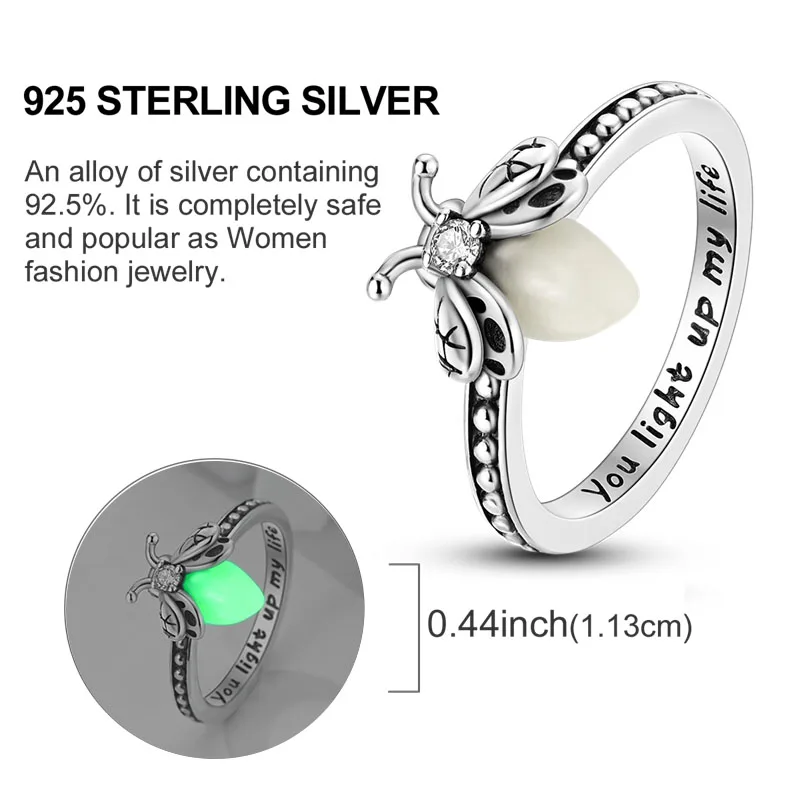 Women's 925 Sterling Silver Love Heart Sun Moon Star Iris Adjustable Ring