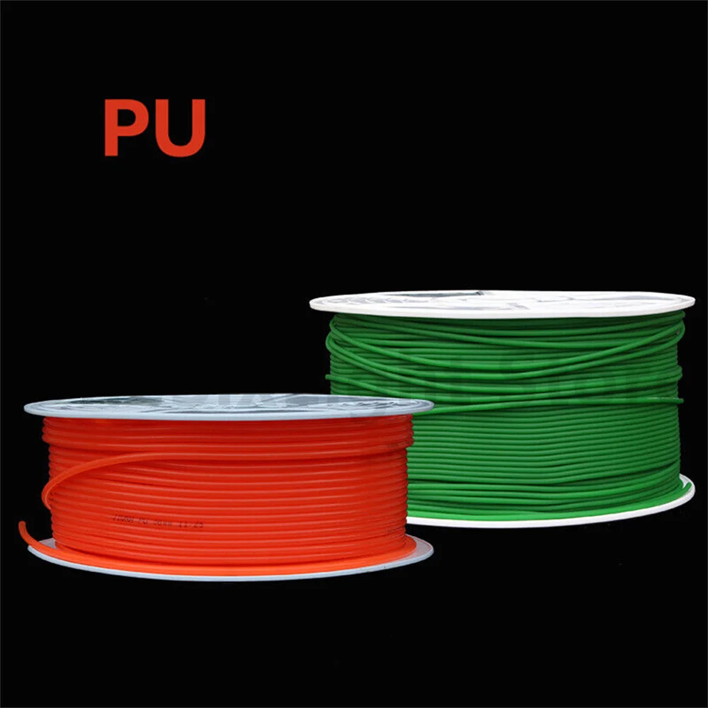 Round Polyurethane Drive Belting PU Conveyor Belts Strip Dia 2mm-18mm Red Green