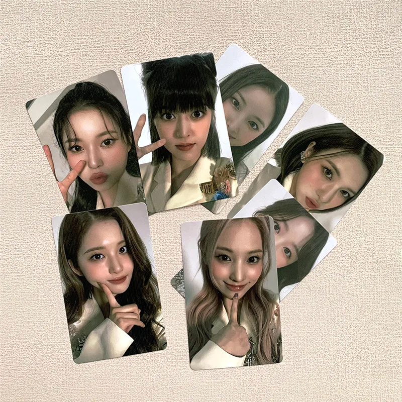 7pcs/set KPOP NMIXX Album AD MARE Photocard Single Side LOMO Card LILY HAEWON SULLYOON BAE JIWOO JINNI Fans Collection Gift