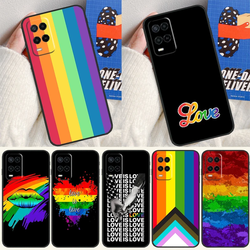 

Gay Lesbian LGBT Rainbow Pride Case For Oppo A91 A5 A9 A16 A76 A96 A58 A78 A98 A52 A72 A74 A94 A54 S A57 A77 A15 A17 Cover