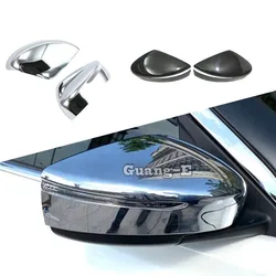 For Nissan Kicks 2017 2018 2019 2020 2021 2022 2023 Styling Back Rear View Eyebrow Side Door Mirror Cover Stick Trim Frame 2PCs