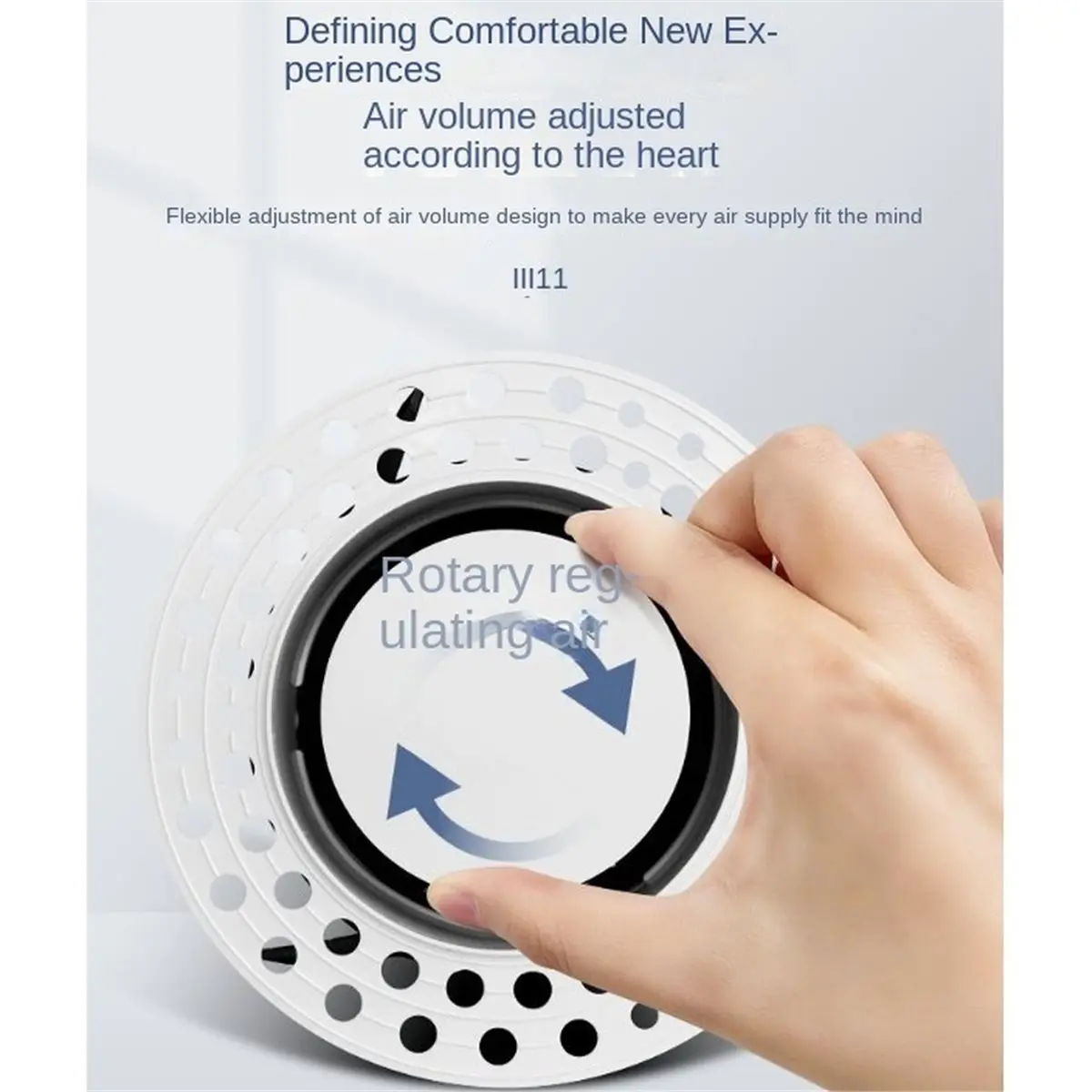 Adjustable Round Air Conditioning Outlet Vent Diffuser Ceiling Flush Mount Central Air Vent Cover for Home Hvac 100mm