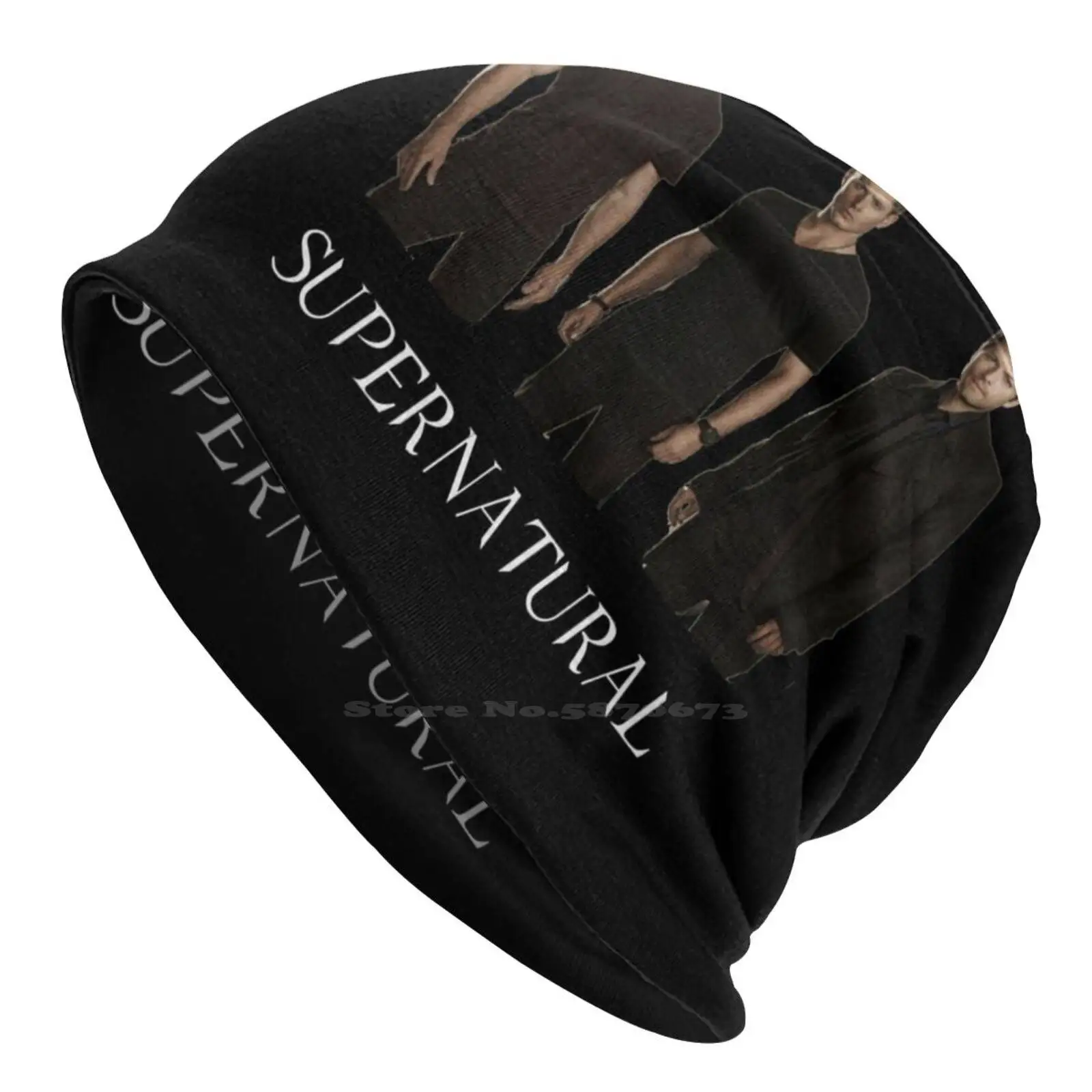 Supernatural-Jared , Jensen & Misha Knitted Hat Warm Beanie Outdoor Caps Supernatural Spn Dean Winchester Sam Winchester