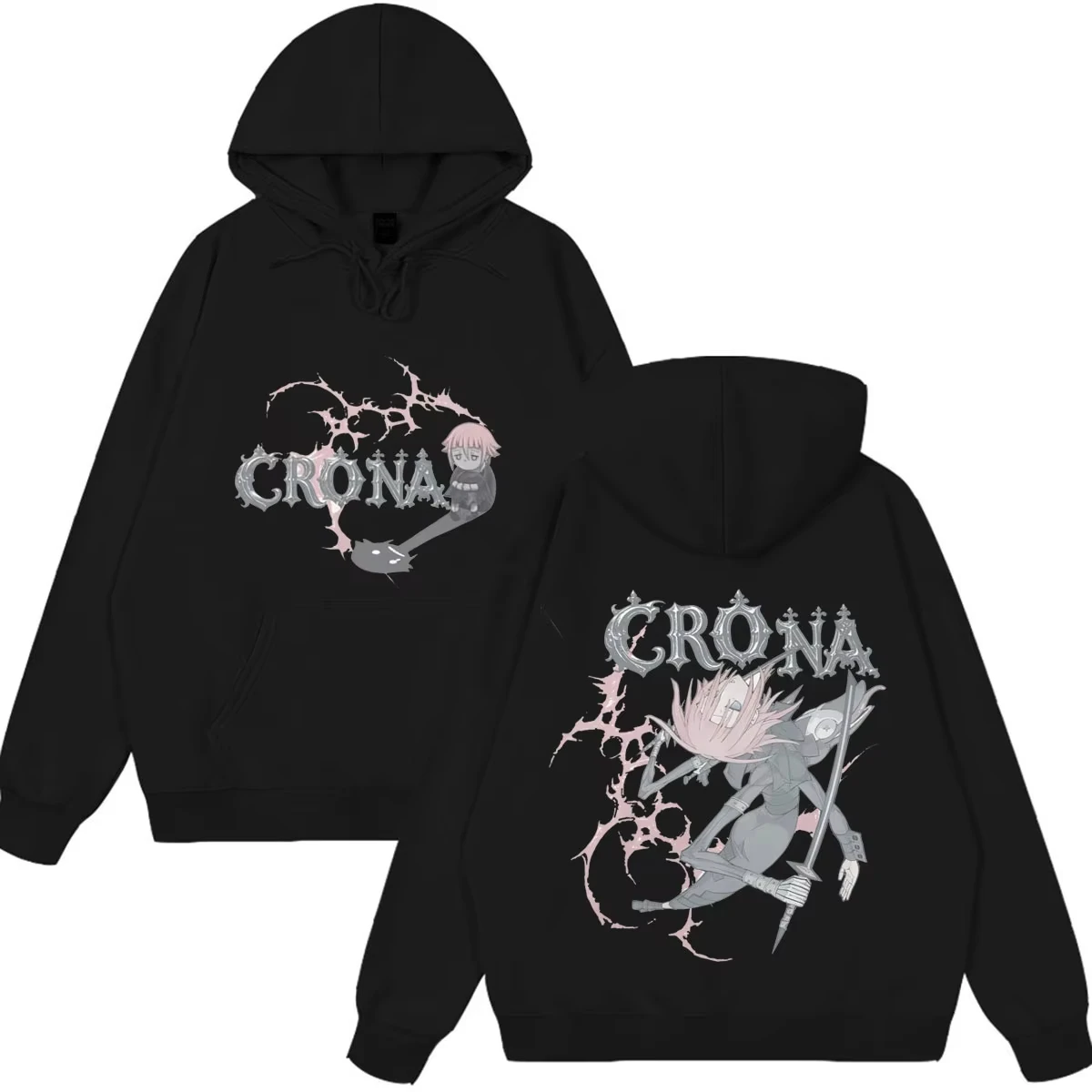 Soul Eater Crona Hoodie Men Women Cotton Graphic Printed Long Sleeve Oversized Anime Cosplay Harajuku Pullover 2026 Hot Sale