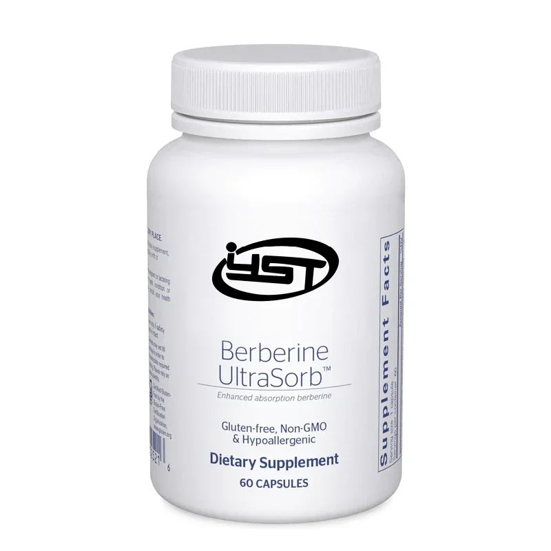 

Berberine UltraSorb | Enhanced Absorption of Small Aspartic Acid Vegetarian Non GMO 60 Capsules