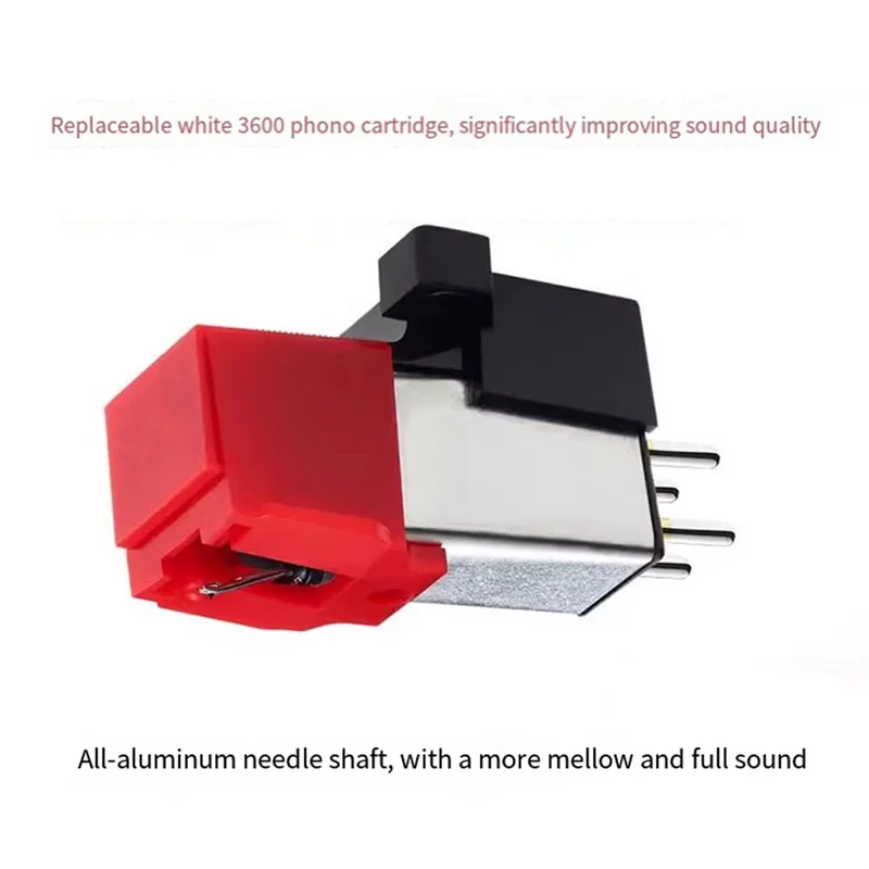 B34B-Phonograph Accessory Turntable Cartridge Kit For AT91R With Stylus Headshell Bracket Holder For LP Vinyl Record Players