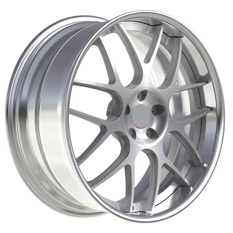 2 Piece Forged Brushed Polished 5x120 5x112 5x114.3 18 19 20 21 22 Inch Wheel For Racing Car Wheel