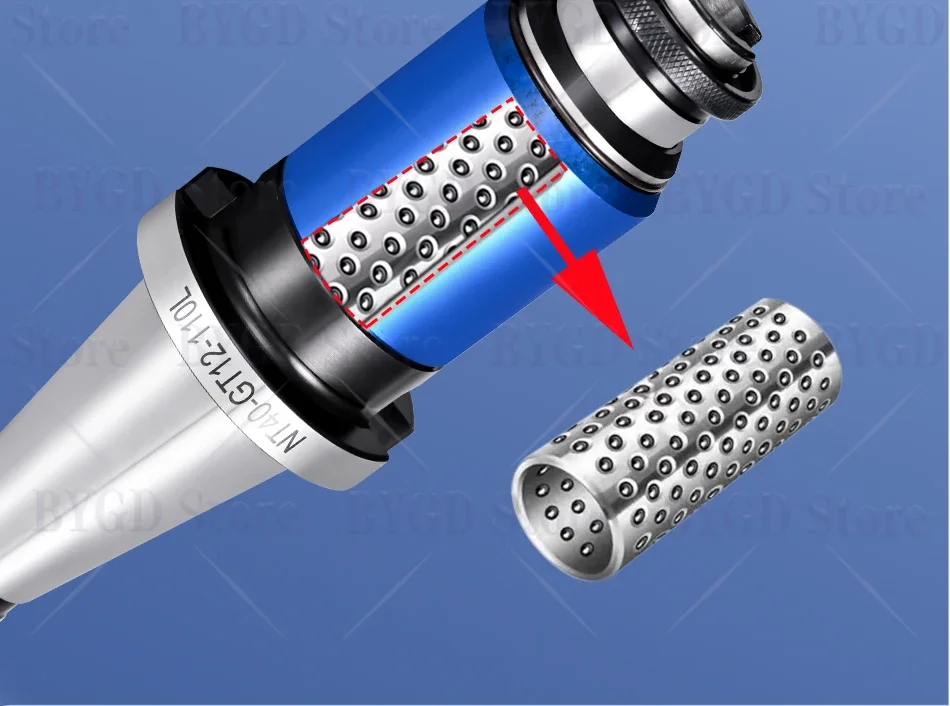 BYGD NT30 NT40 NT50 GT12 GT24 Werkzeughalter M2-M30 ISO JIS DIN GT Gewindebohrfutter Spannzangenhalter Werkzeughalterung – Detail 11