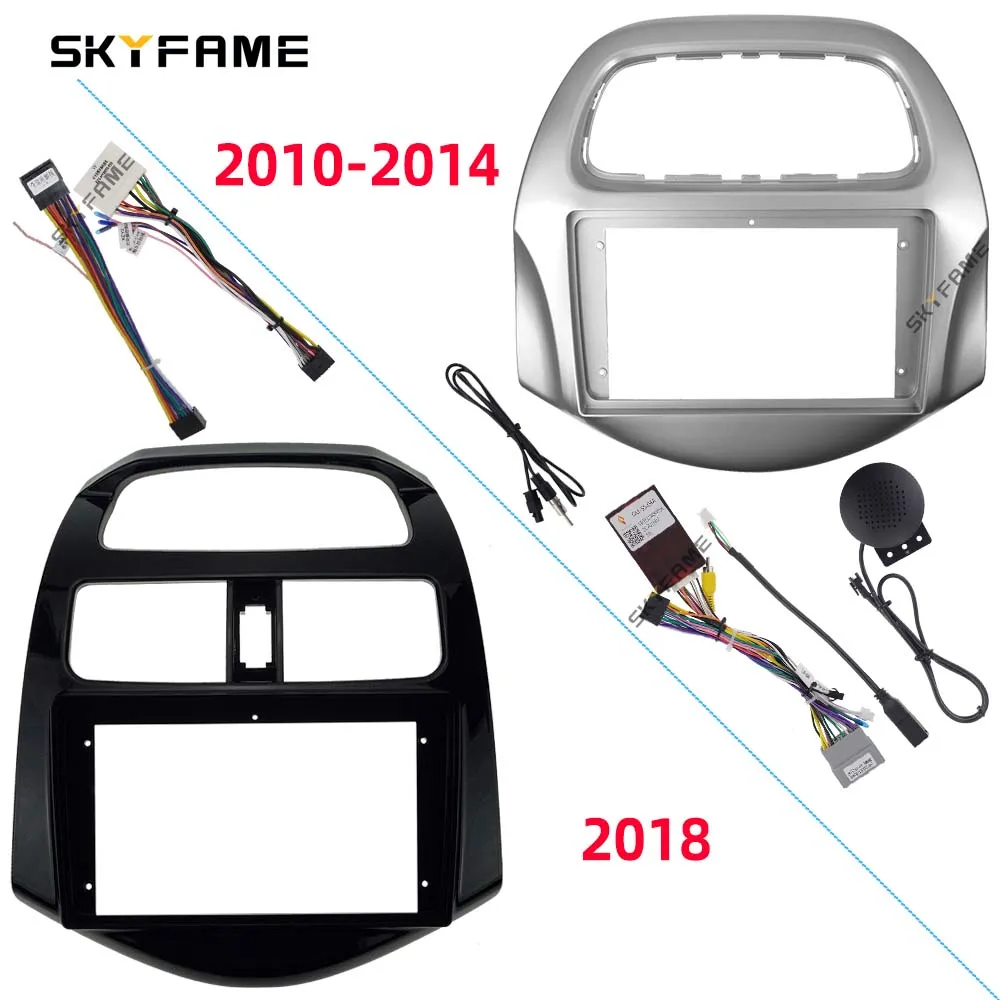 Skyfame Car Frame Fascia Adapter Android Radio Dash Fitting Panel Kit For Daewoo Martiz Chevrolet Spark Beat