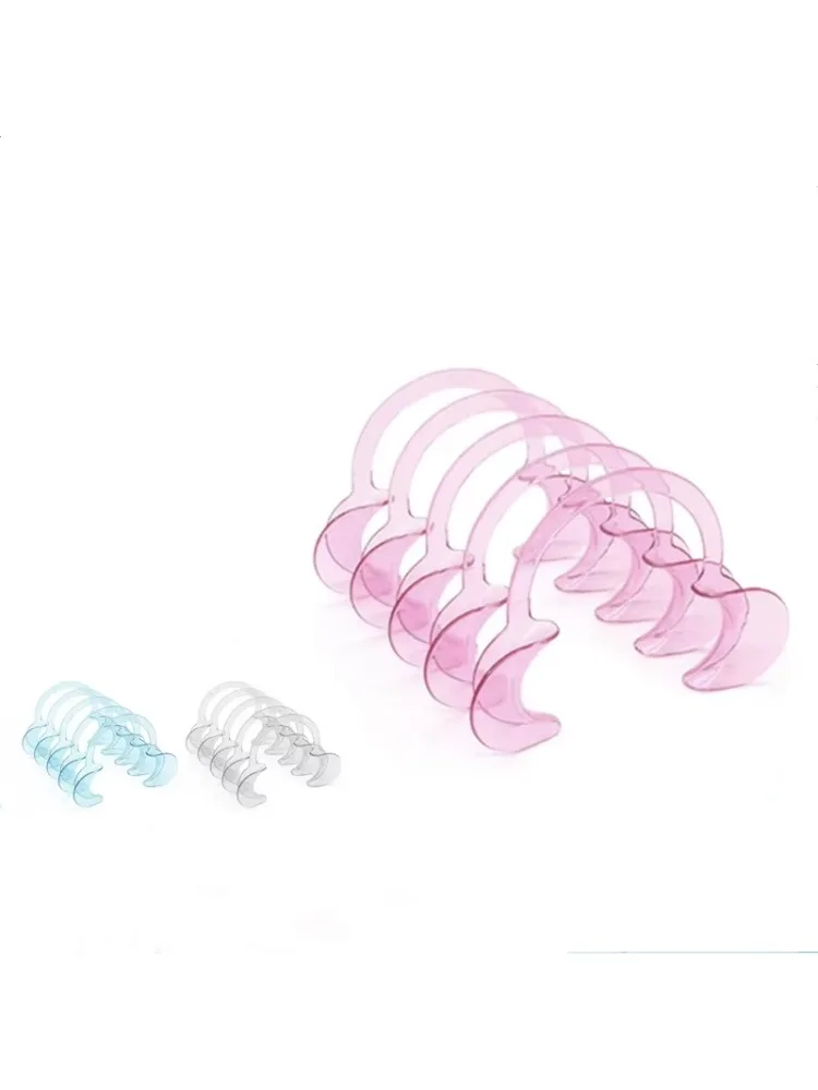 100 Stuks C-Vormige Tandheelkundige Wang Retractors M-size Mond Opener Tanden Behandeling Mond Opener voor Repareren Tandarts levert - afbeelding 2