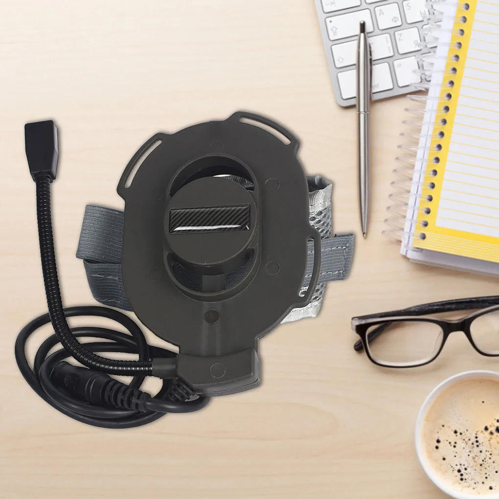 사냥용 단일 측면 헤드셋 야외 마이크 헤드폰 소음 감소 조절 가능한 사냥용 이어폰 마이크, 샌드 컬러