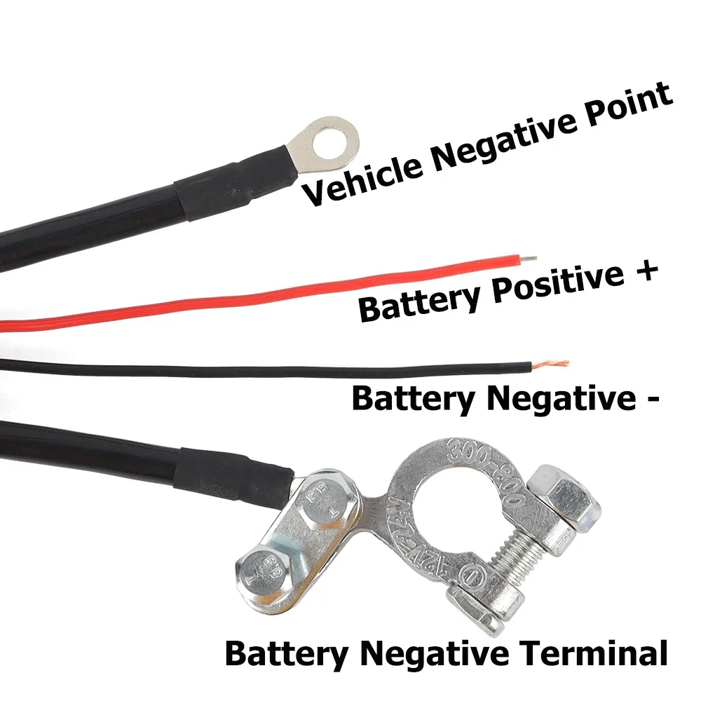 Universal Car Battery Disconnect Cut Off Isolator Master Switches with Wireless Remote Battery Disconnect with Control