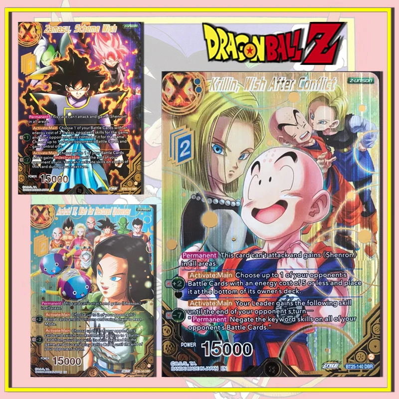 Bandai Dragon Ball hero US version Son Goku Android 18 krillin BT series DBR Collector's cards boy toy Birthday Christmas gifts