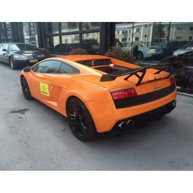 

Lamborghini Gallardo LP550 LP560 LP570 Новый кованый задний спойлер D-типа из углеродного волокна, комплект кузова хвостового крыла