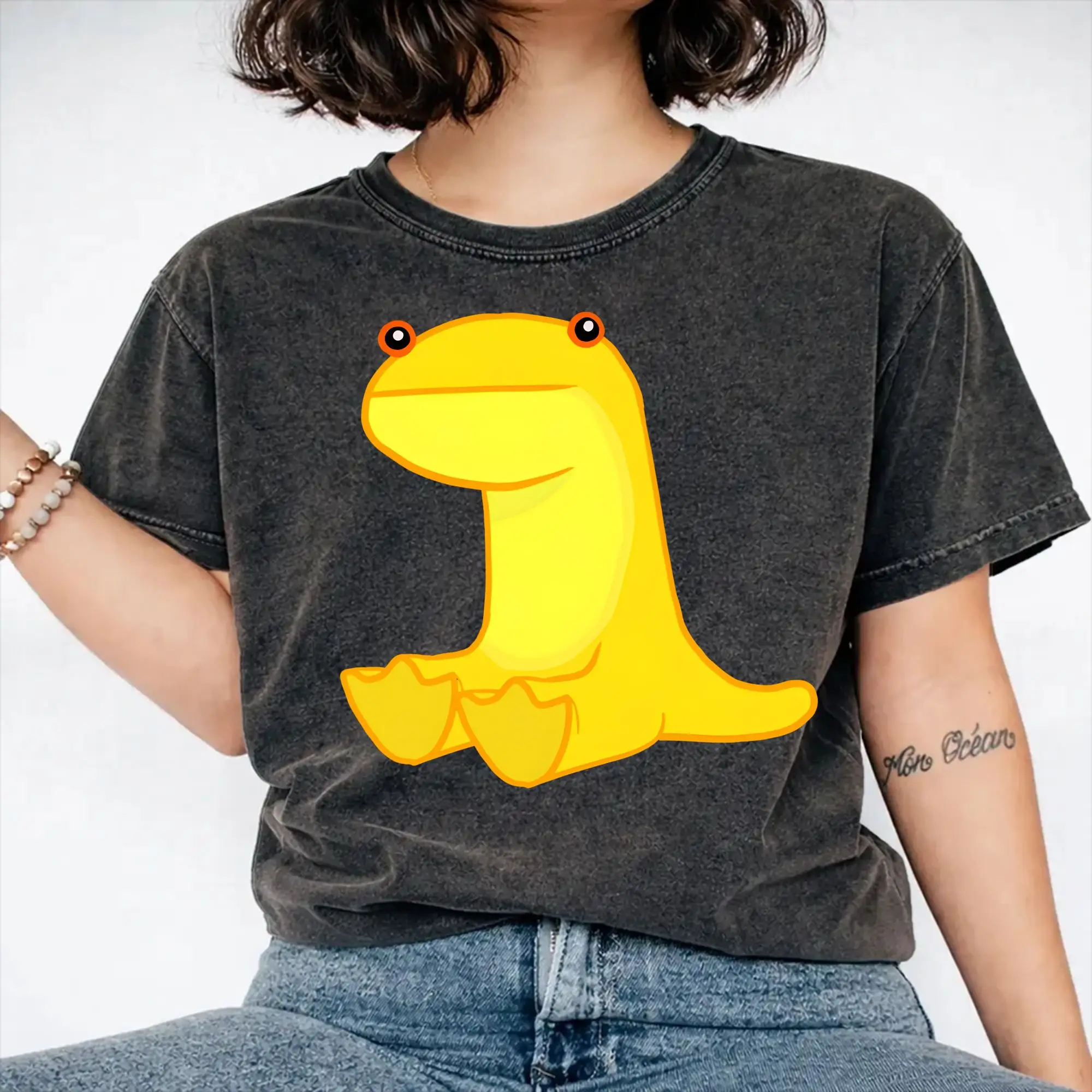 Casey Homestucks John Egbert Outfit Washed T Shirt Men Women Streetwear Hip Hop T-Shirt Graphic  Tees Short Sleeve