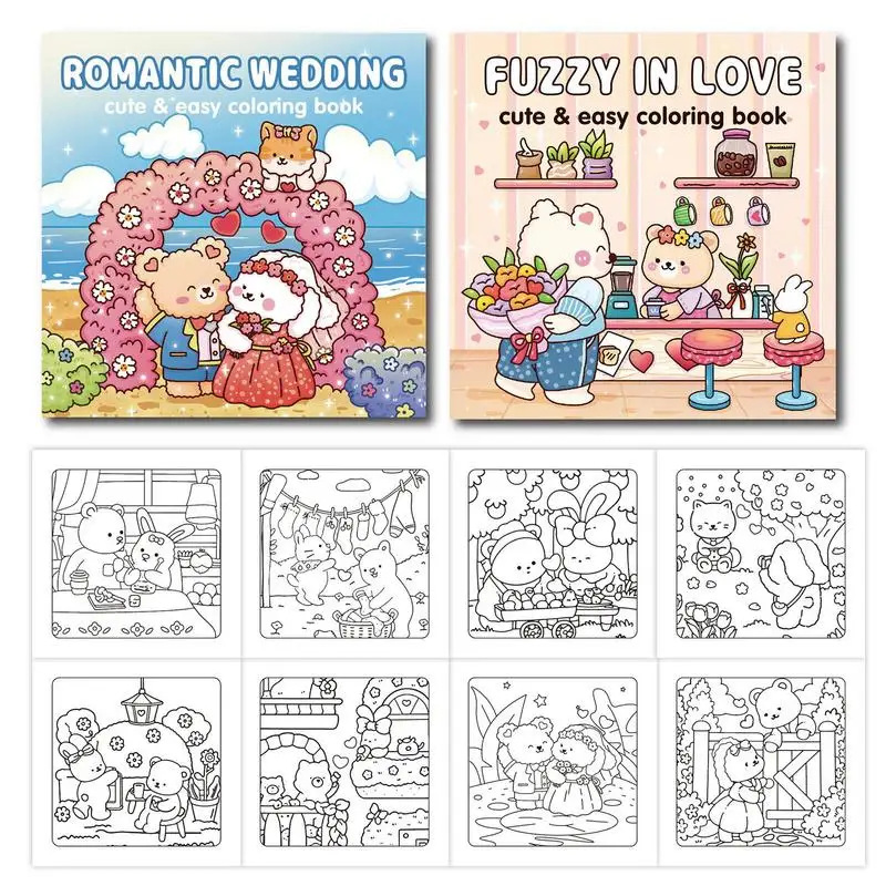 Coloring Book Tracing And Coloring Book For Kids Cartoon Pages Simple Cute Art Toy Game For Boys Girls Children Teens Stress