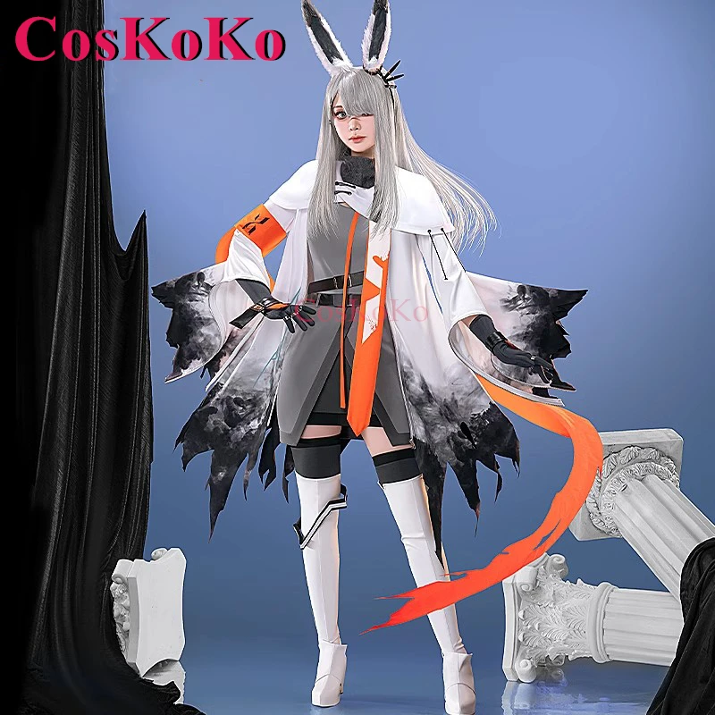 

CosKoKo FrostNova Cosplay Game Arknights Costume Fashion Sweet Uniforms Dress Full Set Halloween Party Role Play Clothing S-XL