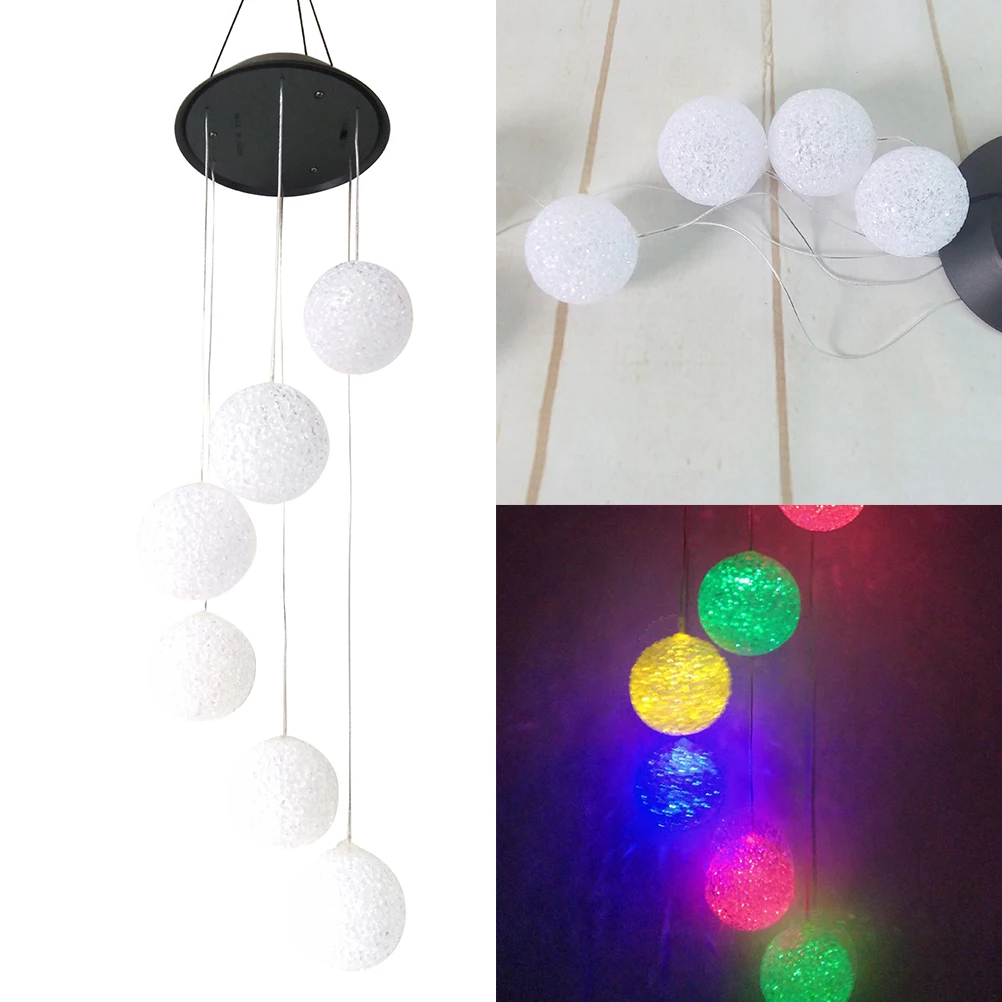 

Color Changing Chimes Led Solar Hanging Automatic Night Light For Home Balcony Porch Patio Garden Decoration Outdoor Indoor Wind