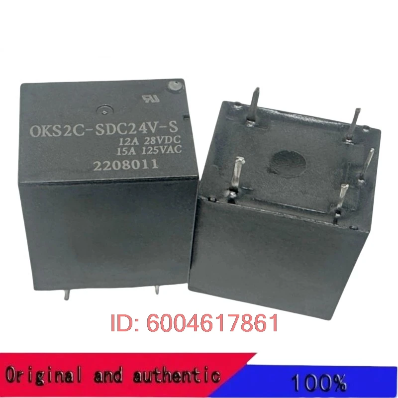 10PCS  100% New original OKS2C-S15DC24V-S  Be common OKS2C-SDC24V-S RELAY DIP-5PIN 15A  125VAC  OKS2C  S15DC24V-S
