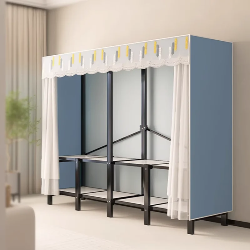 Nordic Organizer Storage Wardrobe White Accessories Living Room Portable Wardrobe Closet Cupboard Szafy Do Sypialni Furniture