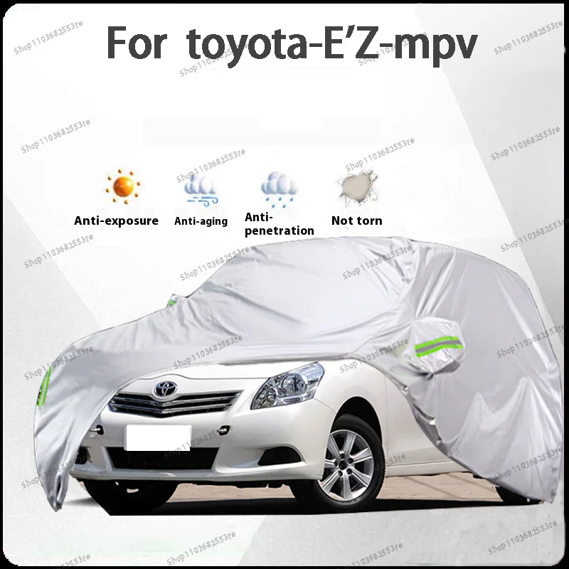 

Чехол для автомобиля Toyota E'Z Fit — водонепроницаемый, пылезащитный, солнцезащитный козырек (УФ), снегозащитный | Серебряное полное покрытие с защитой в течение всего дня