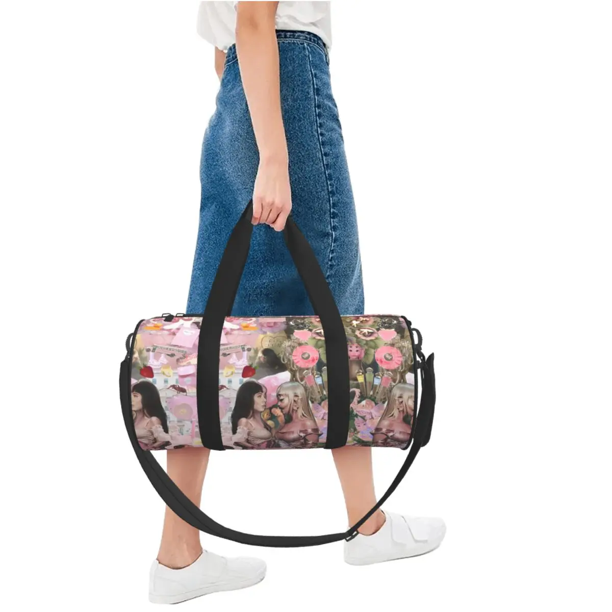 Melanies Martinezs-bolsas deportivas para cantante americana, bolsa de gimnasio de gran capacidad, bolso impermeable con diseño de pareja, bolsa de viaje bonita para Fitness