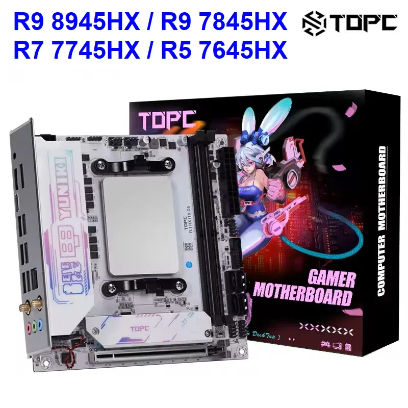 Topton 4-Bay Gaming NAS Motherboard with Ryzen 9 8945HX