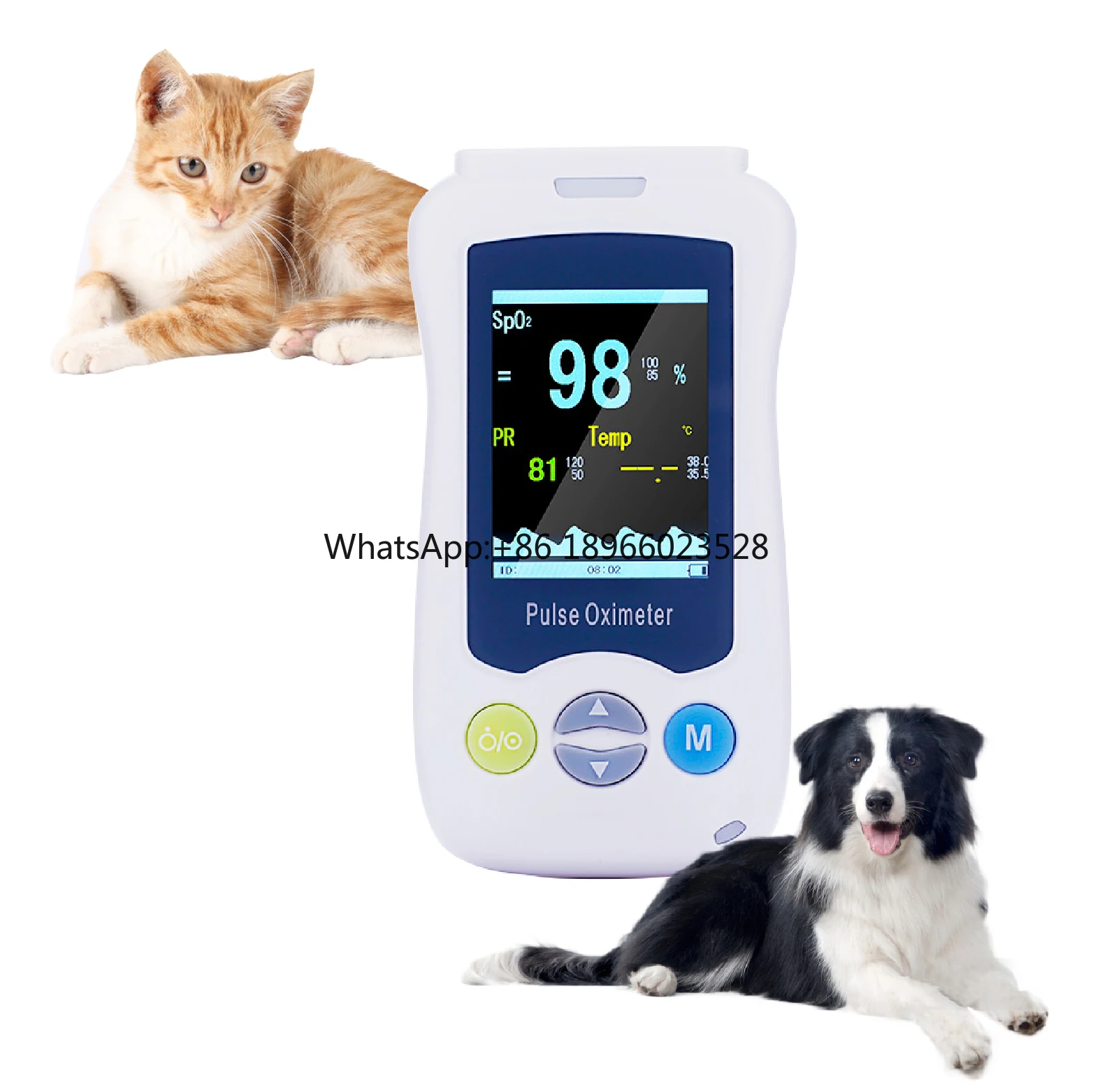 High Quality Veterinary Spo2 Multi Parameter Monitor Portable Digital Handheld Pulse Oximeter