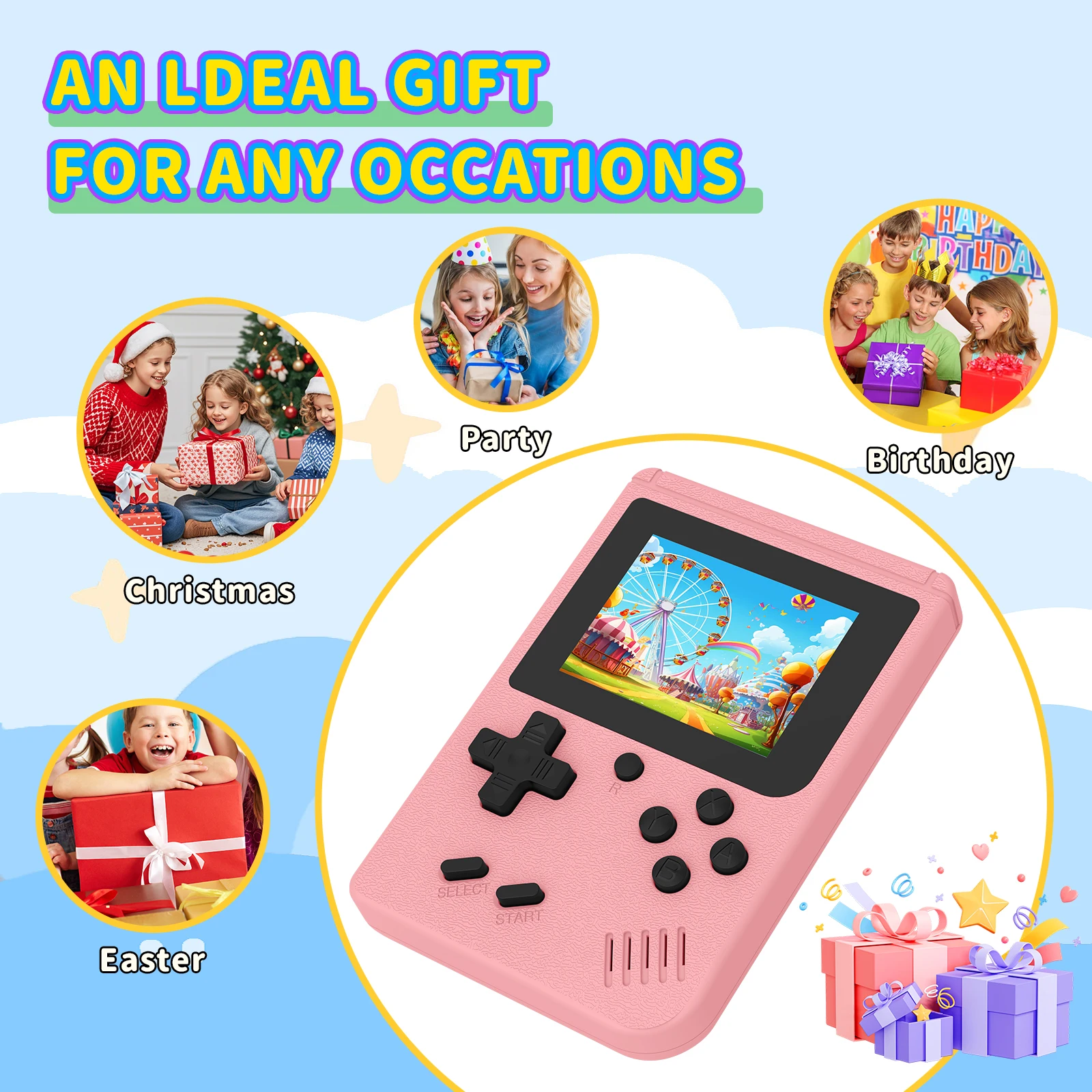 Console de Videogame Portátil  - Gaming Console Kids avaliação e preço