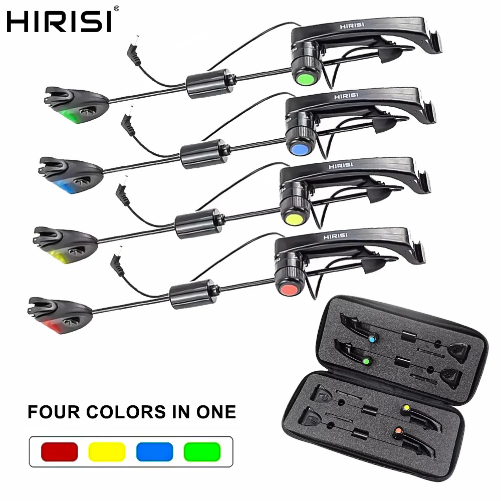 

Carp Fishing Swingers Set in Case for Fishing Alarm and Fishing Indicators LED Light B2005 Fish Equipment Fishing Equipment