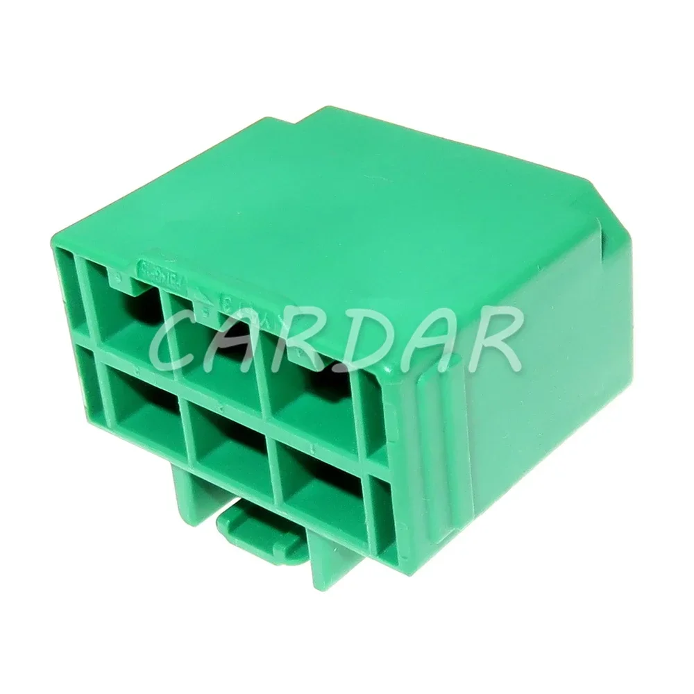 1 Set 6 Pin 6.3 Series Automobile Unsealed Socket AC Assembly Car Large Current High-power Wire Socket 7283-3741-60